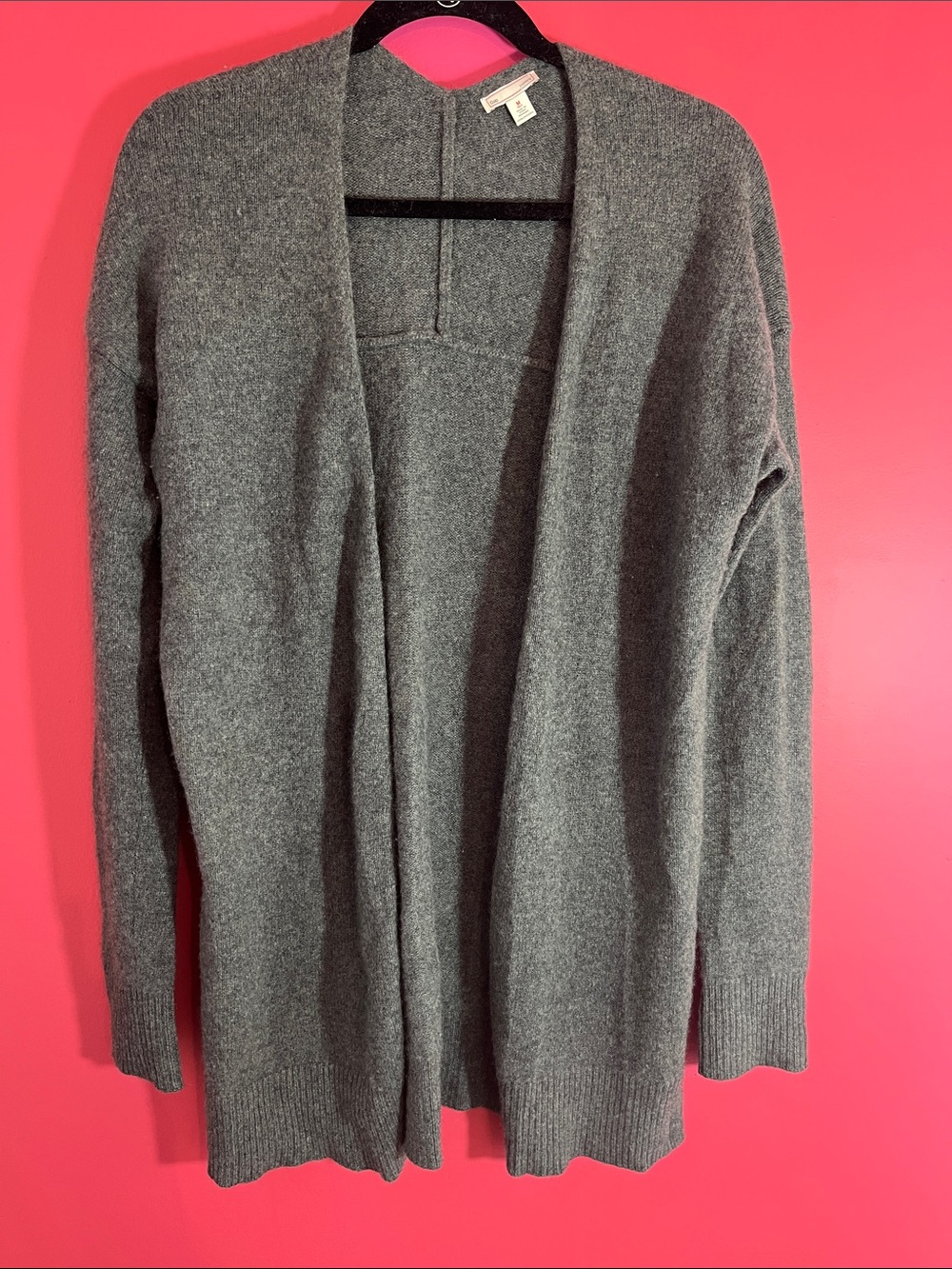 Gap 100% Cashmere Long Open Cardigan